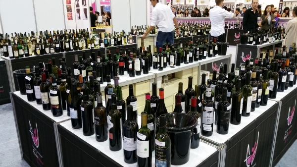 대전국제와인 EXPO에 출품된 와인들. (사진=대전관광공사 제공)